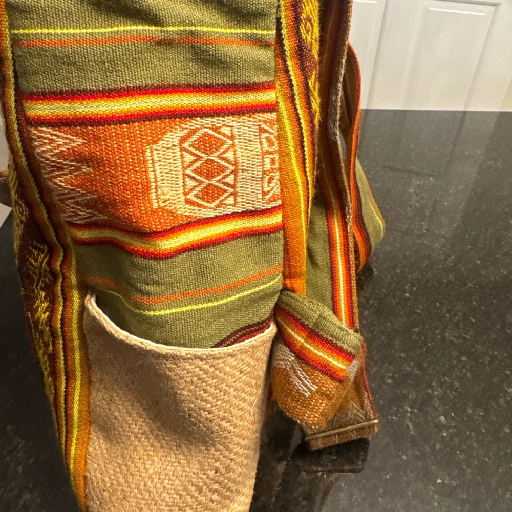 Taaluma Totes Earthy Patterned Backpack - Picture 12 of 13